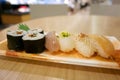 Freshness Japanese food Sushi set