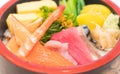 Freshness Japanese sushi bowl