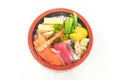 Freshness Japanese sushi bowl