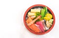 Freshness Japanese sushi bowl