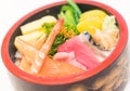 Freshness Japanese sushi bowl