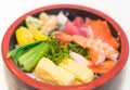 Freshness Japanese sushi bowl