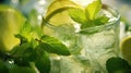 freshness mint tea drink minty Royalty Free Stock Photo