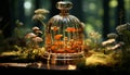 Freshness of nature in a glass jar, beauty in simplicity generated by AI