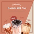 Freshness, shake, juice, taiwan, milk tea, asian, style, bubble tea, brown, sugar, illustration, milkshake, design, ice, isolated