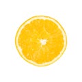 Freshness  sliced orange fruit isolated white background Royalty Free Stock Photo