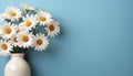 Freshness of summer daisy bouquet, nature gift, vibrant and beautiful generated by AI Royalty Free Stock Photo