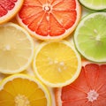 Yellow lemon lime fresh fruits orange food grapefruit citrus juicy background healthy Royalty Free Stock Photo