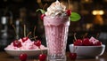 Freshness and sweetness in a gourmet summer dessert generated by AI