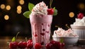 Freshness and sweetness in a gourmet summer dessert generated by AI