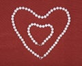 Freshwater white pearl necklace