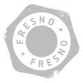 Fresno stamp rubber grunge