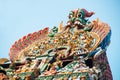 Fresque of an hindu temple Royalty Free Stock Photo