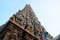 Fresque of an hindu temple Royalty Free Stock Photo