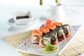 Frest and tasty sushi Royalty Free Stock Photo