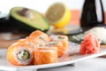 Frest and tasty sushi Royalty Free Stock Photo