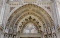 Fretwork on the walls of the cathedral. Royalty Free Stock Photo