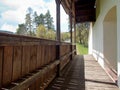 Freudenstein castle tower riun in jachymov in western bohemia