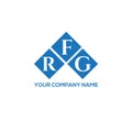 FRG letter logo design on WHITE background. FRG creative initials letter logo concept. FRG letter design Royalty Free Stock Photo