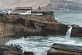 The friar\'s jump in Chorrillos Lima Peru