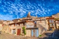 Frias castle and houses Spain one of the most beautiful Spanish villages Royalty Free Stock Photo