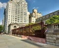 The Frick Collection, Fence Being Painted, New York City Museum, 5th Avenue, NYC, NY, USA