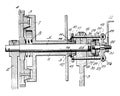 Friction Clutch vintage illustration