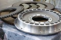 Friction clutches for heavy-duty gearboxes with integral clutch