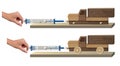 Friction and rolling force. A physical experiment to study the frictional force of rolling