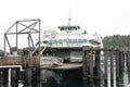 docked ferry boat