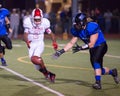 Friday Night Lights High School Football Fumble Royalty Free Stock Photo