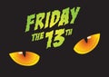 Friday the 13th Royalty Free Stock Photo