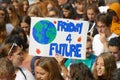 Fridays for Future global strike Royalty Free Stock Photo