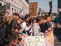 Fridays for Future Karlsruhe Royalty Free Stock Photo