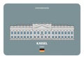 Fridericianum Museum in Kassel, Germany. Architectural symbols of European cities