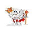 Fridge king vector. cartoon character Royalty Free Stock Photo