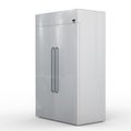 Fridge with side by side doors Royalty Free Stock Photo