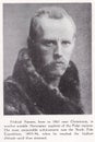 Fridtjof Nansen - Famous Explorer of the 19th and early 20th centuries Royalty Free Stock Photo