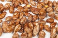 Fried almonds background Royalty Free Stock Photo