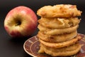 Fried apples Royalty Free Stock Photo