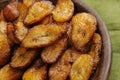 Fried bananas dish