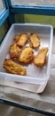 fried bananas from indonesia Royalty Free Stock Photo