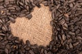 Fried black sunflower seeds scattered on the table, close-up, selective focus Royalty Free Stock Photo