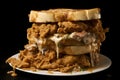 Fried Brain Sandwich - United States - Sandwich made with sliced calves\' brains, often battered and fried