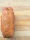 Fried bread rolls line