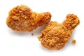 Fried breaded chicken wings Royalty Free Stock Photo