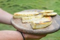 Fried breadfruit is a great delicious staple food, Nicaragua