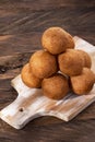 Fried buÃ±uelos with Cheese - Traditional Colombian Bakery