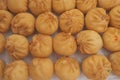 Fried bun, Dim Sum, Famous Chinese breakfast food Royalty Free Stock Photo