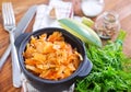 Fried cabbage Royalty Free Stock Photo